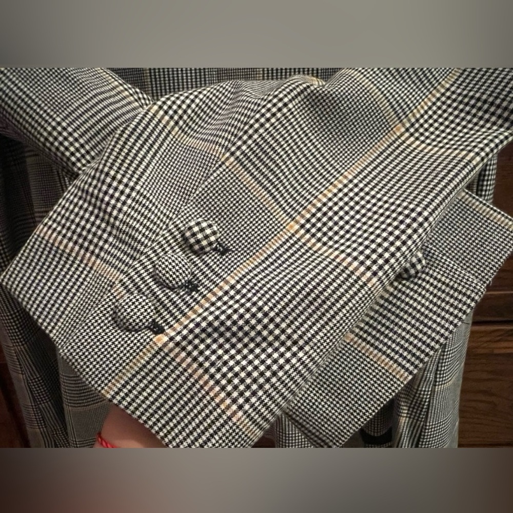 Lane Bryant Double Breasted Plaid Blazer in Bastille Plaid Sz 18 NWT Office Wear - Picture 7 of 11